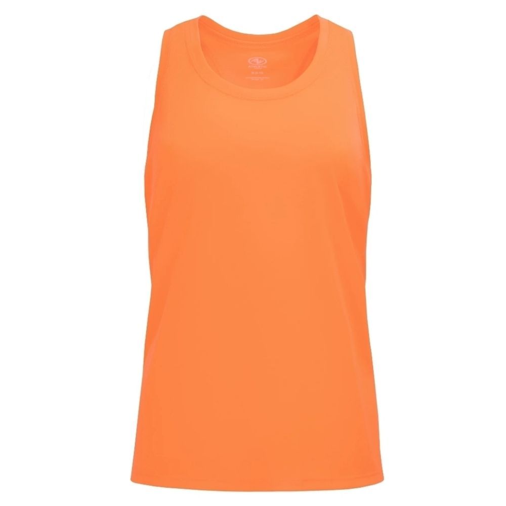 Nwt Neon Orange Racerback Athletic Sleeveless Top Medium — image 4 of 8
